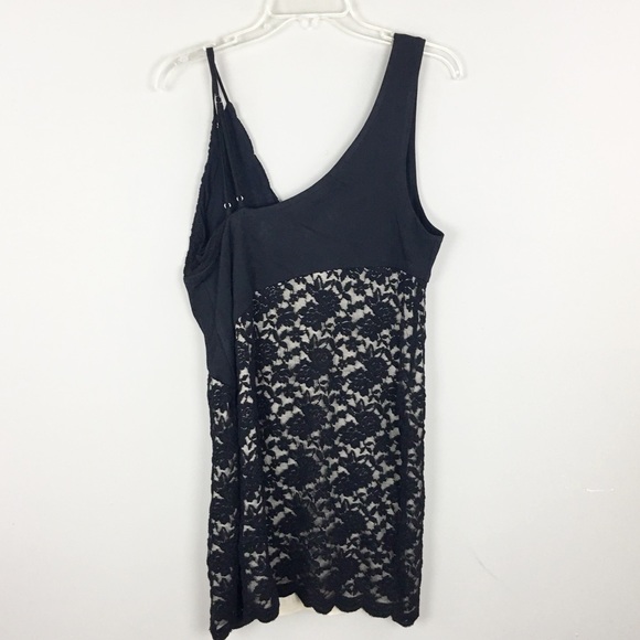 Free People | Black Lacy Strap Dress - E88 - Picture 4 of 7